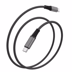 4smarts 456266, 1,5 m, USB C, USB C, 480 Mbit/s, Noir