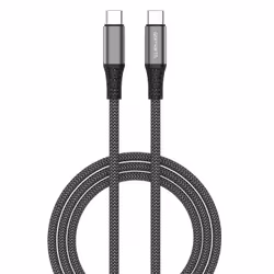 4smarts 456267, 3 m, USB C, USB C, 480 Mbit/s, Noir