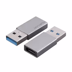 4smarts 540275, USB Type-A, USB Type-C, Mâle, Gris, Passif, 5 Gbit/s