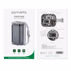 4smarts 540100 banque d'alimentation électrique Lithium Polymère (LiPo) 40000 mAh Gris - Vue supplémentaire 6