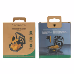 4smarts 540288 écouteur/casque Avec fil Ecouteurs Jouer Bluetooth Jaune