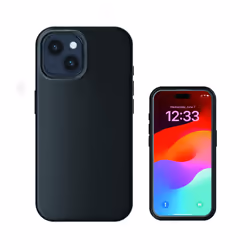 4smarts 540579, Housse, Apple, iPhone 15, 15,5 cm (6.1"), Noir