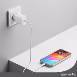4smarts 540608 chargeur d'appareils mobiles Universel Blanc Secteur Charge rapide Intérieure