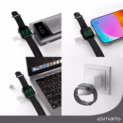 4smarts Qi2 Universel Blanc Secteur Recharge sans fil Charge rapide Intérieure