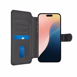 4smarts 541128 coque de protection pour téléphones portables Folio porte carte Noir