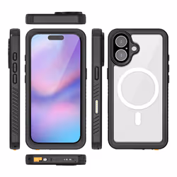 4smarts Hülle coque de protection pour téléphones portables 16 cm (6.3") Housse Noir, Transparent - Vue supplémentaire 3