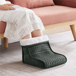 Arebos Chauffe-pieds électrique - anthracite