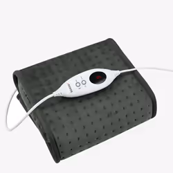 Arebos Chauffe-pieds électrique - anthracite