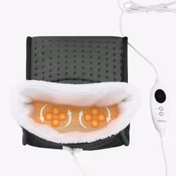 Arebos Chauffe-pieds électrique - anthracite