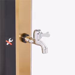 Arebos Douche solaire 35L noir doré - Vue supplémentaire 4
