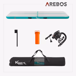 KM-Fit AirTrack Tapis de gymnastique 4 m
