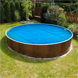 Arebos Bâche solaire pour piscine 3,05 m ronde 120mic