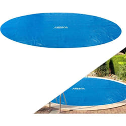Bâche thermique bâche solaire chauffage solaire piscine chauffage 3,66 m Bleu - Arebos
