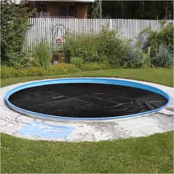 Arebos Bâche solaire pour piscine 3,05 m ronde 120mic