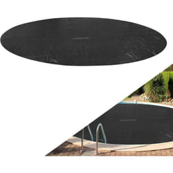 Bâche thermique bâche solaire chauffage solaire piscine chauffage 120mic 4,57 m Noir - Arebos