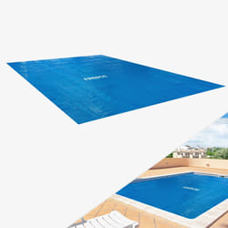 Arebos Piscine bâche solaire rectangulaire 5,49x2,74 m
