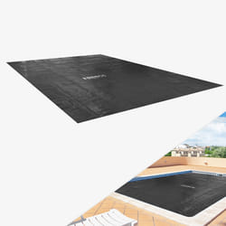 Arebos Piscine bâche solaire rectangulaire 2,6m x 1,6m