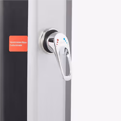 Arebos Douche solaire 60L avec douchette et thémomètre noir/argenté