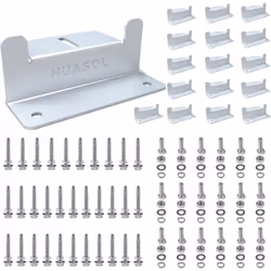 NuaFix - 16x équerre en Z en aluminium NuaFix vous propose différents matériaux de montage pour la mise en place de votre min ...