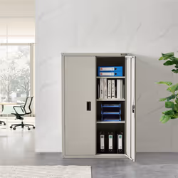 Arebos Armoire à dossier 140 x 90 x 40 cm