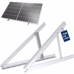 Description générale Les supports triangulaires NuaFix pour panneaux solaires de 720 mm sont conçus pour une installation fac ...