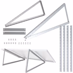 NuaFix -Triangle Supports pour panneaux solaires 1050mm Angle d'inclinaison 0-90° NuaFix vous propose différents matériaux de ...