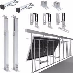 Description générale Le NuaFix est un support spécialement conçu pour panneaux solaires et micro-onduleurs, idéal pour balust ...