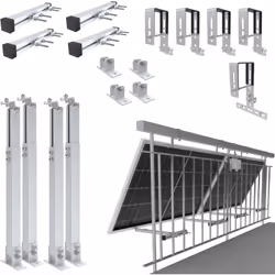 Description générale Le NuaFix est un support innovant pour panneaux solaires et micro-onduleurs, conçu pour les balustrades ...