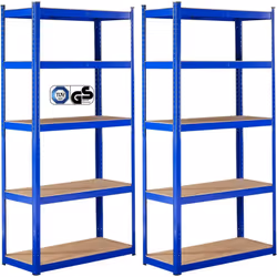 [DIMENSIONS] 180 x 90 x 40 cm (HxLxP) | charge admissible 875 kg | système d'emboîtement sans outils | plateaux en MDF épais  ...
