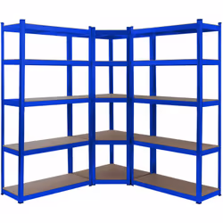 [DIMENSIONS] Étagères pour charges lourdes 180 x 90 x 40 cm | Étagère d'angle 180 x 70 x 70 cm | Charge admissible 875 kg cha ...