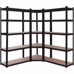 [DIMENSIONS] Étagères pour charges lourdes 180 x 90 x 40 cm | Étagère d'angle 180 x 70 x 70 cm | Charge admissible 875 kg cha ...