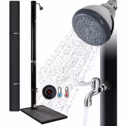 [UTILISATIONS FLEXIBLES] La douche peut être utilisée dans les jardins, les terrasses, les piscines et même les voyages en ca ...