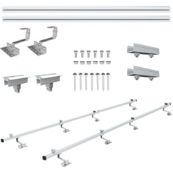 Nuasol - Kit de montage de toit de tuile photovoltaïque Fixation de panneau solaire avec crochet de toit Support de panneau solaire avec pince