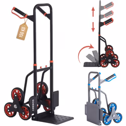 [CONSTRUCTION PAR PLAQUETTE] Le diable se plie pour faciliter le stockage et le transport. Ses dimensions compactes lorsqu'il ...
