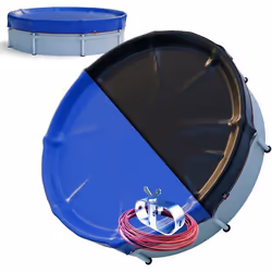 AREBOS Couverture de piscine ronde Ø 460 cm ( pour bassins de 366 à 400 cm )