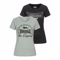 T-shirt femme Lonsdale Rowrah (x2)