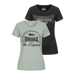 T-shirt femme Lonsdale Rowrah (x2)