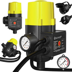 Kesser - Commande de pompe avec affichage du bar avec câble 10 bar Pressostat électrique Pressostat surveille la pression de l'eau - mise en marche