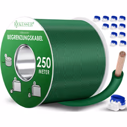 KESSER Câble de délimitation, y compris 12 connecteurs de câble avec coupe-fil intégré à chaque connecteur de câble, différen ...