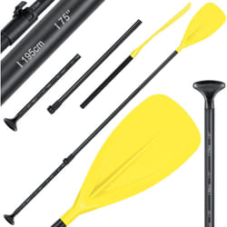 Kesser - Paddle - 3-pièces pour Kayak sup Stand-Up Paddling Board Pagaie fixe Réglable télescopique 165cm-215cm Aluminum pour Stand Up Paddle Kayak