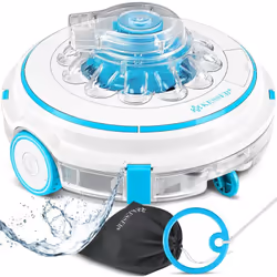 KESSER Robot de piscine avec 4x 5200 mAh Li-Accu, puissant et efficace pour d'excellents résultats, système de filtration int ...