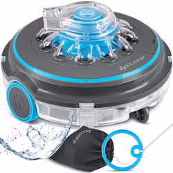 KESSER Robot de piscine avec 4x 5200 mAh Li-Accu, puissant et efficace pour d'excellents résultats, système de filtration int ...