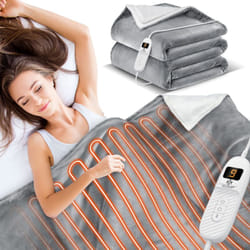 Kesser - Couverture chauffante avec arrêt automatique Couverture chauffante électrique double face Couverture douillette lit canapé 9 niveaux de