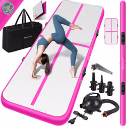 KESSER Tapis de yoga et de fitness de qualité premium en tissu PVC à double paroi de 0,9 mm d’épaisseur, étanche, antidérapan ...