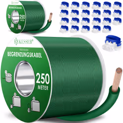 KESSER Câble de délimitation, y compris 12 connecteurs de câble avec coupe-fil intégré à chaque connecteur de câble, différen ...