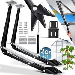 Kesser - Ouvre-vitre automatique pour serre 7.5 kg Capacité de levage 45cm Hauteur d'ouverture Angle d'ouverture continu Lève-vitre ouverture &