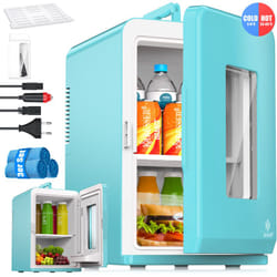 Kesser - 2in1 Mini réfrigérateur Glacière 15 litres Fonction réfrigération et chauffage Portable ac dc 220-240V/12V Prise et allume-cigare Glacière