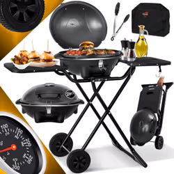 Description générale Le gril électrique KESSER 2-en-1 offre une cuisson sans fumée et peut être utilisé comme gril sur colonn ...