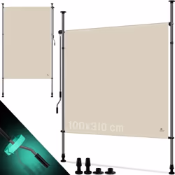 KESSER Store vertical montage facile sans perçage ni chevilles, finition de haute qualité en boîtier aluminium à revêtement p ...