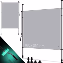 KESSER Store vertical montage facile sans perçage ni chevilles, finition de haute qualité en boîtier aluminium à revêtement p ...